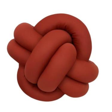 Imagem de Almofada Nó Nozinho Escandinavo  Decoração Luxo - Gabi Flor , Terracot