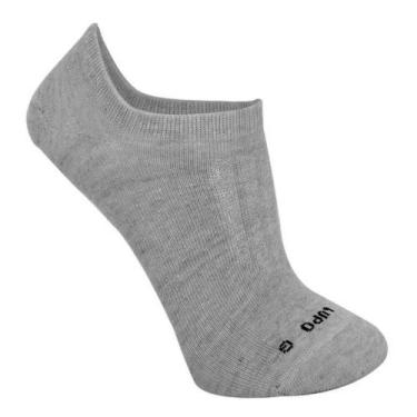 Imagem de Meia Lupo Sport Sem Cano Ref 3270 - 1 Par, Cinza, 45/48