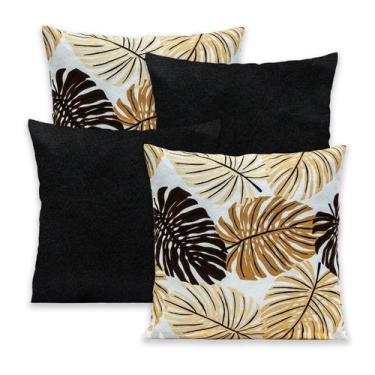 Imagem de Kit 4 Capas de Almofada c/ Zíper 40x40cm Gorgurinho - Dryka Enxovais, 