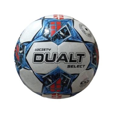 Imagem de Bola Society Dualt Select Costurado, Azul, Branco