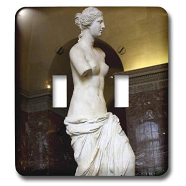 Imagem de 3dRose lsp_38329_2 A Adorável Estátua de Vênus De Milo que ainda é admirada por All in The Louvre Capa para interruptor de luz