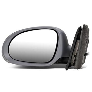 Imagem de DNA Motoring OEM-MR-VW1320122 Espelho retrovisor aquecido com ajuste de energia do lado esquerdo cinza com seta compatível com Jetta 2005-2010
