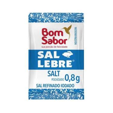 Imagem de Sal Em Sache Lebre Bom Sabor 0,8G Refinado - 1.000Un