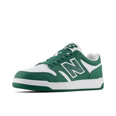 Imagem de New Balance Tênis masculino 480 V1, Team Forest Green/White, 36