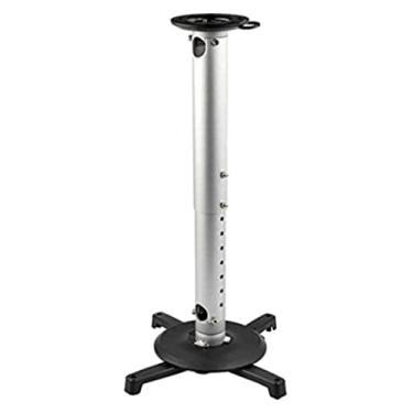 Imagem de StarTech. Suporte universal para projetor de teto – Suporte de haste ajustável e extensível de 12,7 a 57,7 cm do teto – 15 kg – Inclinação/Rotação – Suporte de projetor suspenso com suporte