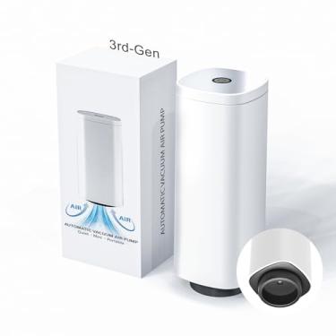 Imagem de Máquina seladora a vácuo portátil, bomba de vácuo automática, seladora a vácuo sous vide, máquina seladora a vácuo portátil para grãos, ração para animais de estimação, lanche