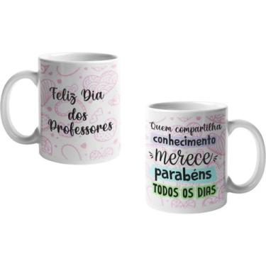 Imagem de Caneca Dia dos Professores Presentes - Del France, 325ml, Branca