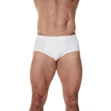 Imagem de Cueca Estilo Slip Liso Básico com Toque Macio Frelith, Branco, G