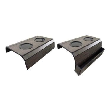 Imagem de Kit 01un Esteira Sofá Copos E 01un Copos E Controle Tabaco - M A Sorpr