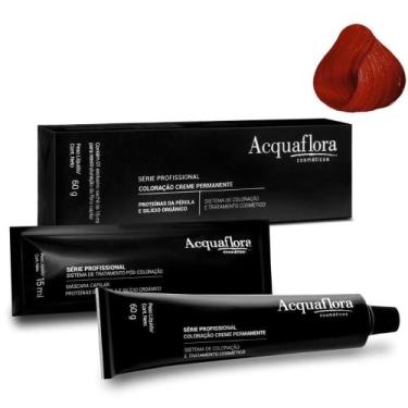 Imagem de Coloração Creme Permanente Acquaflora 77.60 Louro Natural Intenso Verm