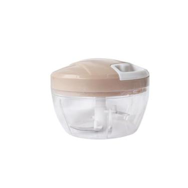 Imagem de Mini multiprocessador de alimentos manual em plástico com 2 lâminas 6x