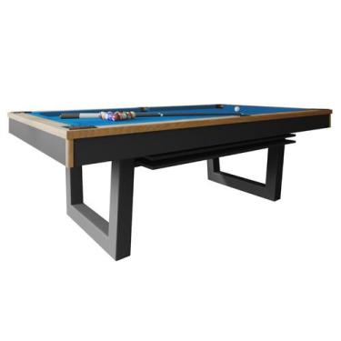 Imagem de Mesa de Sinuca/Bilhar com Tampo de Jantar - 2,53x1,40 - Nelson Bilhare