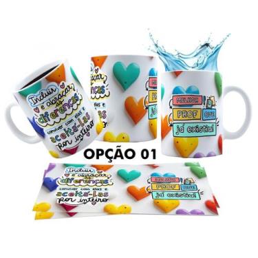 Imagem de Caneca 325ml Dia Dos Professores Especialista TEA Autismo - LARANJA E 