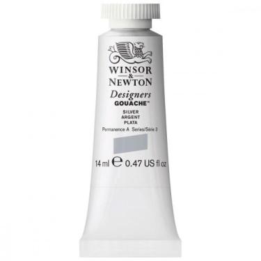 Imagem de Guache Winsor Newton Designers 14ml S3 617 Silver - Winsor & Newton