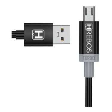 Imagem de Cabo Carregador Micro Usb Turbo Compatível S7 Edge J5 J6 Plus Top - HR