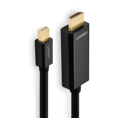 Imagem de Cabo de Vídeo Mini DisplayPort para Hdmi Macho/Macho Resolução até 4K 1.5M Preto Plug and Play MPOWER