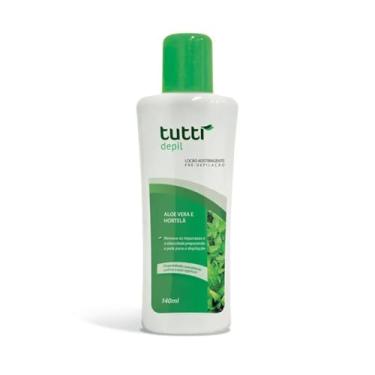 Imagem de Loção Adstringente com Aloe Vera e Hortelã, Tutti Depil, 1002, Verde