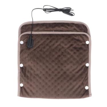 Imagem de Almofada de Aquecimento e Aquecedor de Pés 2 Em 1, Cobertor Aquecido USB, Cobertor de Aquecimento Elétrico Com 3 Configurações de Temperatura Ajustáveis ​​para Uso Doméstico