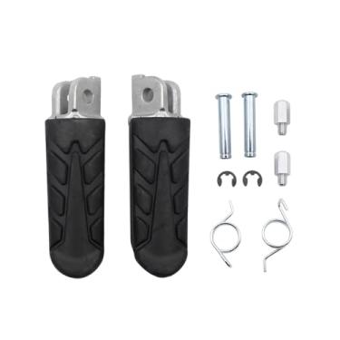 Imagem de QccHieUs 1 par de pegs de pé para motocicleta, antiderrapante, fácil instalação, pedais de descanso para, apoio para os pés dianteiros para 900, 500, cbr