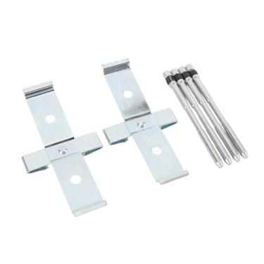 Imagem de Kit de Hardware de Pinça de Freio a Disco Dianteiro, Kit de Montagem de Clipes de Pastilhas de Freio Dianteiro LX0469 para MEGANE RS 250 265 275 SPORT 2008-2022, Kit de Pinos de