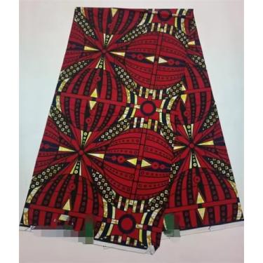 Imagem de Tecido Africano Cera Real Estampas Douradas Soft Pagne Ankara Material de Algodão Prata Nigeriana Gana para Festa de Casamento Vestido para Costurar (conforme imagem-08)