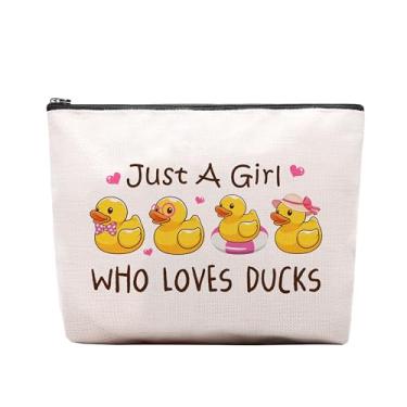 Imagem de CEASQVAA Presentes de cavalos para mulheres, bolsa de maquiagem para cavalos, amantes de cavalos, cowgirl, bolsa de viagem equestre, bolsa cosmética para cavalos, ferradura, objetos de cavalo, Pato