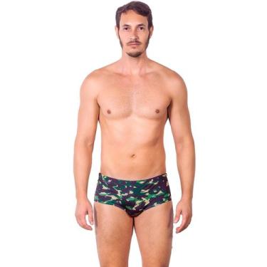 Imagem de Sunga camuflagem militar proteção uv 50+ kauna, PP