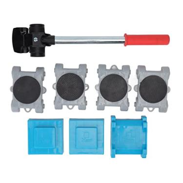 Imagem de Lifter de Móveis, Polia Giratória de 360 ​​graus, Kit de Mecanismo de Mobília de Aço Inoxidável para Cargas Pesadas, Ferramentas de Movimento Fácil para Transportar Móveis Pesados