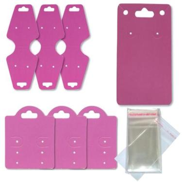 Imagem de Kit Tag  Bijuterias 3 Modelos com Saquinhos lançamento - Geral, Pink
