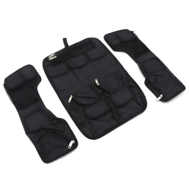 Imagem de Mala de viagem para motocicleta, alforje, preta, bolsa organizadora de tampa para FLHR FLHTC FLHX FLTR Road King Electra Street Road Glide Capa superior de motocicleta