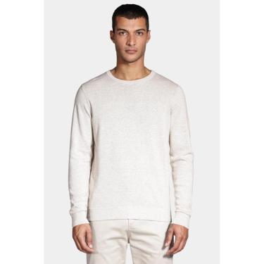 Imagem de Tricot Aramis Manga Longa em Gola Careca Areia-Masculino