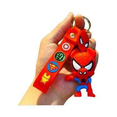 Imagem de Chaveiro Kawaii Homem-Aranha - Figura de Ação para Mochila ou Bolsa In