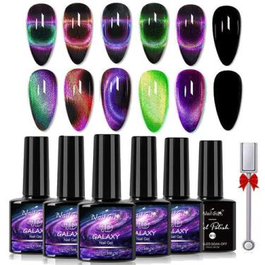 Imagem de Verniz Gel Unha NAIL GIL 9D Cat Eye com Imã - Kit Completo
