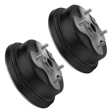 Imagem de M MATI Cubo de tambor de freio dianteiro/traseiro 2 peças para Yamaha Timberwolf 250 Timberwolf 250 4x4 2x4 YFB250FW 1994-2000 Timberwolf 250 2x4 YFB250 1994-1998 3HN-25111-10-00