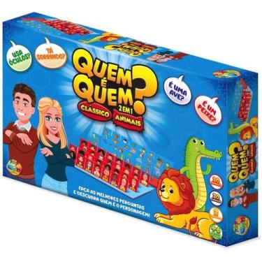 Imagem de Jogo Quem Sou Eu Estratégia Tabuleiro Quem é Quem Escolha O Seu - LF P