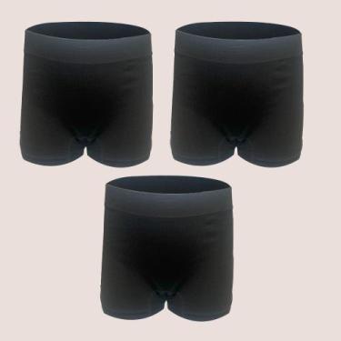 Imagem de 3 Calcinha Box Feminina Adolescente Tecido Leve Toque Macio - Zee Rucc