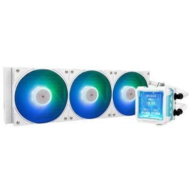 Imagem de Thermalright Fw360 Pro Cooler Líquido Para Cpu Argb Aio Branco Para Desktop - Ventiladores Pwm De 2000 Rpm, Com Tela Lcd De 2,73, Para Am4/Am5 E Intel Lga1150/1151/1200/2011/1700/1851