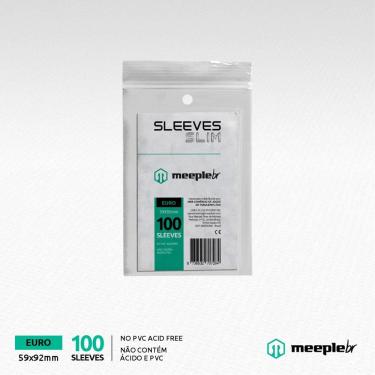 Imagem de Sleeves MeepleBR SLIM - EURO (59x92mm)