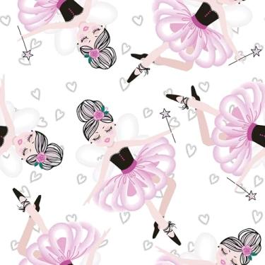 Imagem de Papel De Parede Adesivo Quarto Teen Bailarina 10m