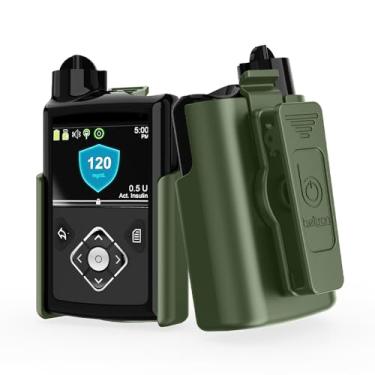 Imagem de BELTRON Capa com clipe de cinto para bomba de insulina Medtronic MiniMed 780G 770G 670G 630G 640G (capa com clipe giratório forte e durável) (verde)