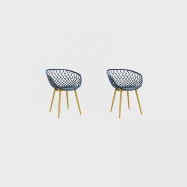 Imagem de Kit 2 Cadeiras com Braços Polipropileno Clarice