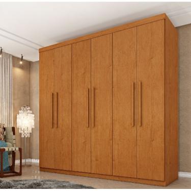 Imagem de Guarda Roupa Casal 6 Portas Lagos Tcil Móveis - Cinamomo