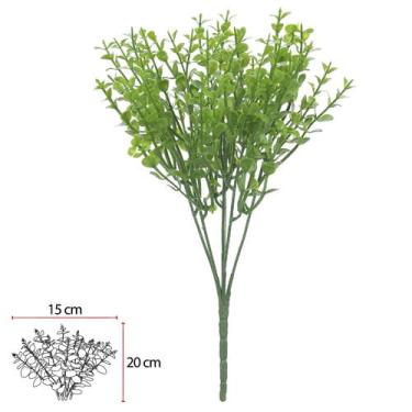 Imagem de Buque eucalipto plastico X54 (verde) 29cm