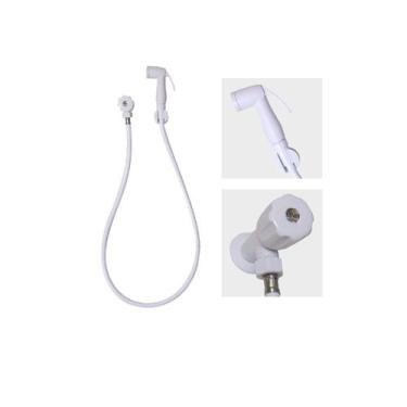 Imagem de Ducha Higiênica Branca P/ Banheiro 1/4 De Volta Civitt