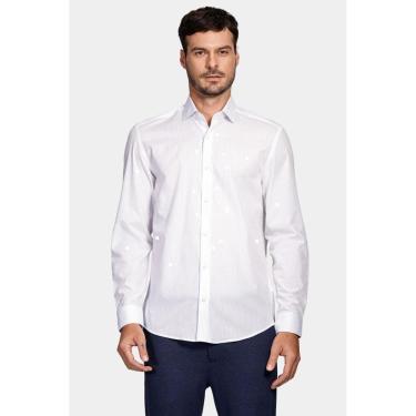Imagem de Camisa Aramis Manga Longa Cosmo Regular Tricoline Listrada-Masculino