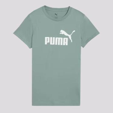 Imagem de Camiseta Puma ESS NO. 1 Logo Feminina Verde, G