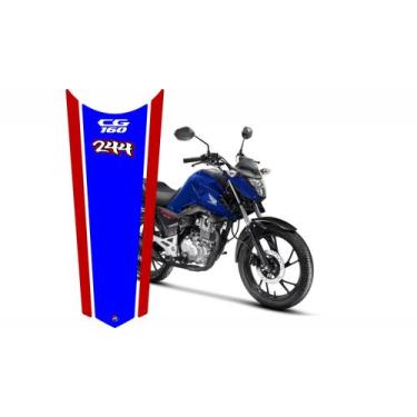 Imagem de Adesivo Faixa Gravata Tanque Resinado Cg Honda 244 - Resitank