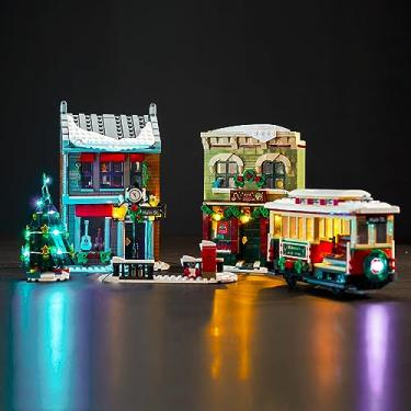 Imagem de BrickBling LED Light for Lego Holiday Main Street 10308 Building Set Creative Lights Compatible with Lego 10308, Gift Idea for Lego Fans-Remote Control Version (Without Model)