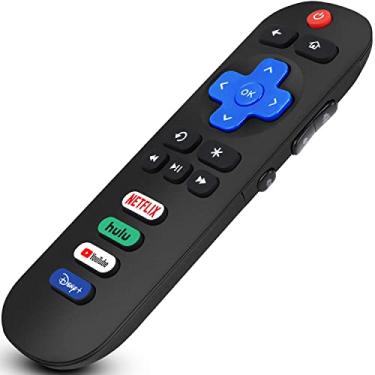 Imagem de Gvirtue Remote Control Replacement for All Roku TV, Compatible for TCL, Hisense, Sharp, Insignia, ONN, Element, Westinghouse, Philips Roku Series Smart TVs, with Netflix, Hulu, YouTube, Disney+