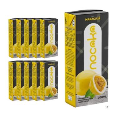 Imagem de Kit 10 Água de Coco Nocoko Sabor Maracujá 200ml